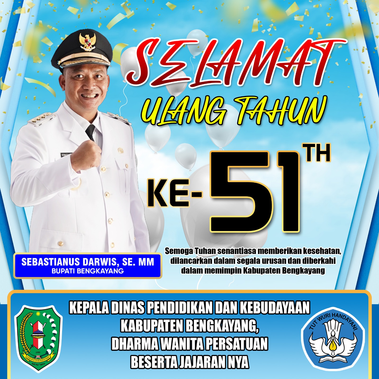 Ulang Tahun ke 51 Bupati Bengkayang